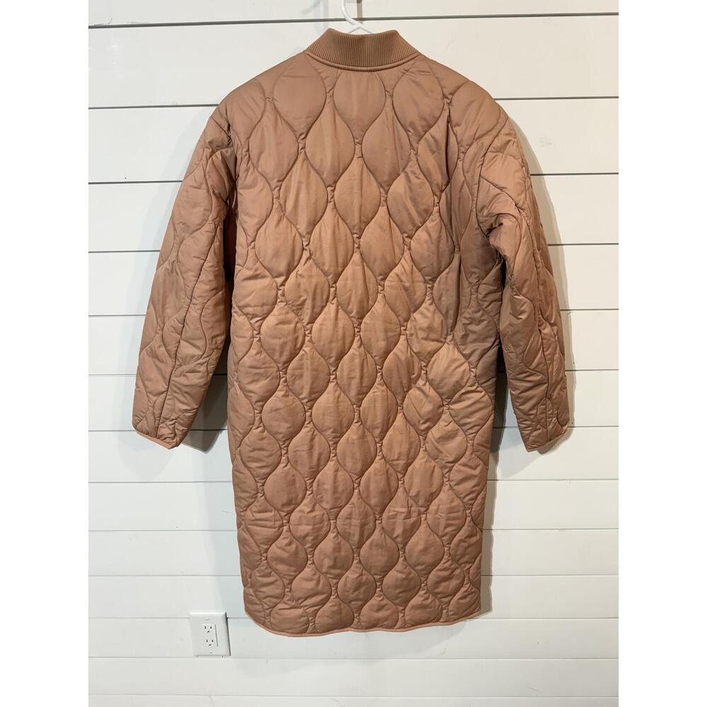 Everlane Women’s Pink Quilted Puffer Long Coat XS - Picture 3 of 3